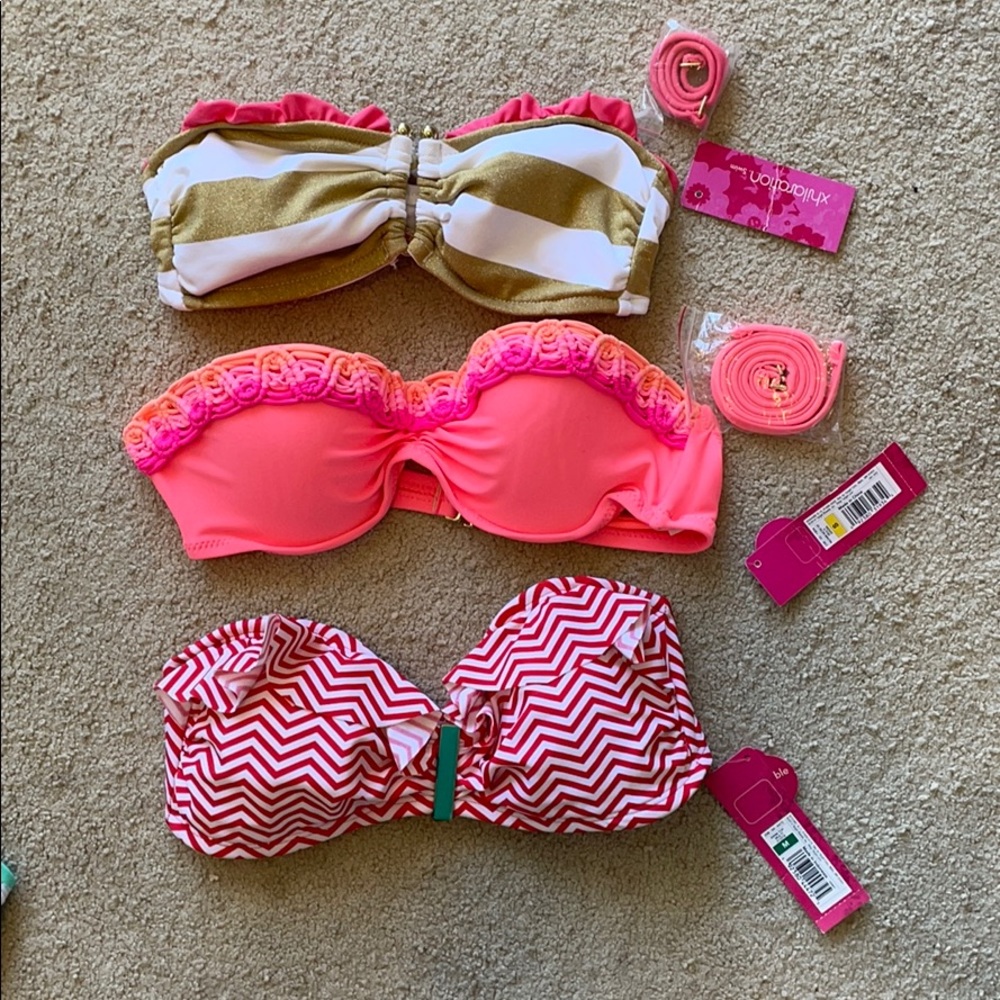 BNWT 3 bikini tops